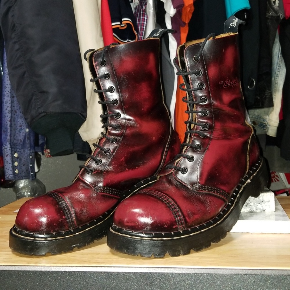 Gripfast Oxblood Burgundy Rub Off Sz 13US Mens